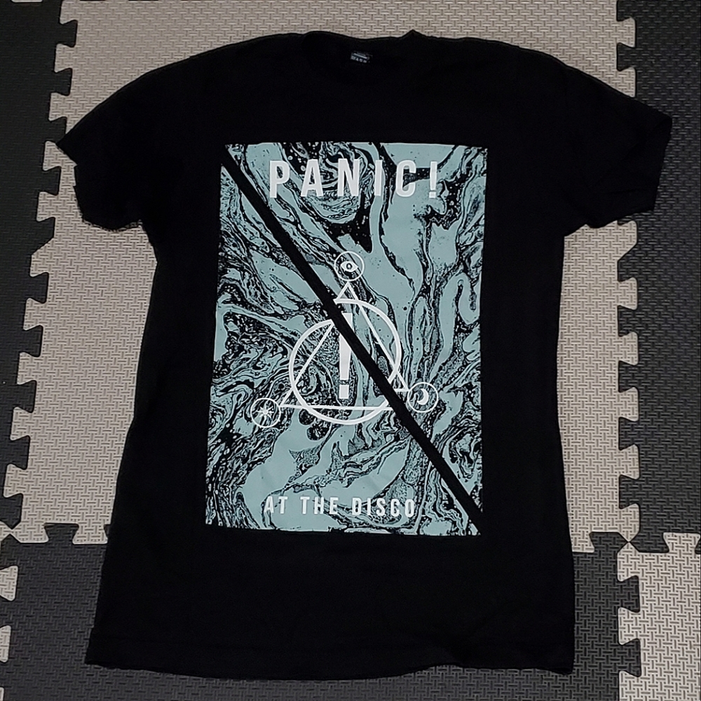 Panic! At The Disco Marble Black Band Tee